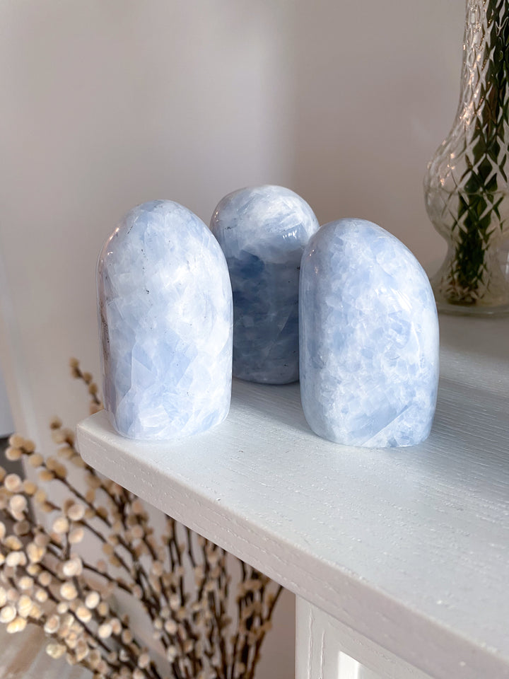 Blue Calcite Freeform