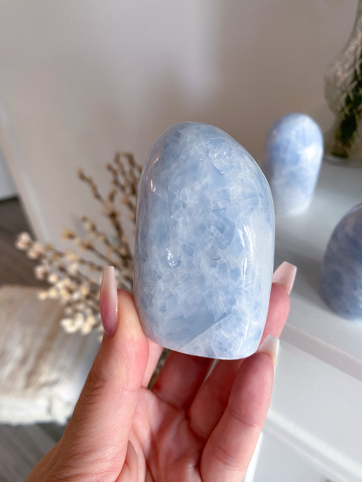 Blue Calcite Freeform