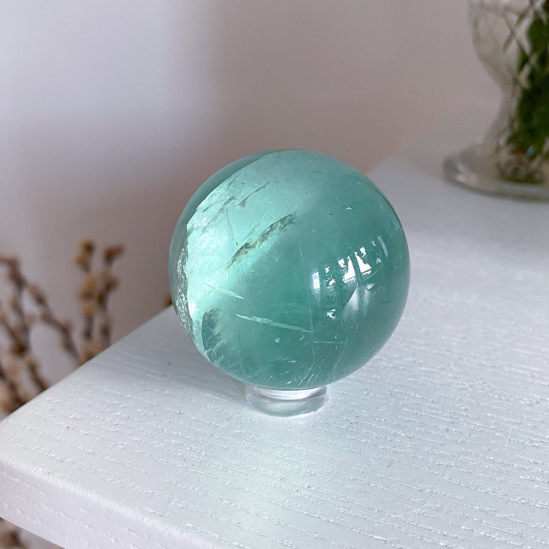 Small Green Fluorite Sphere