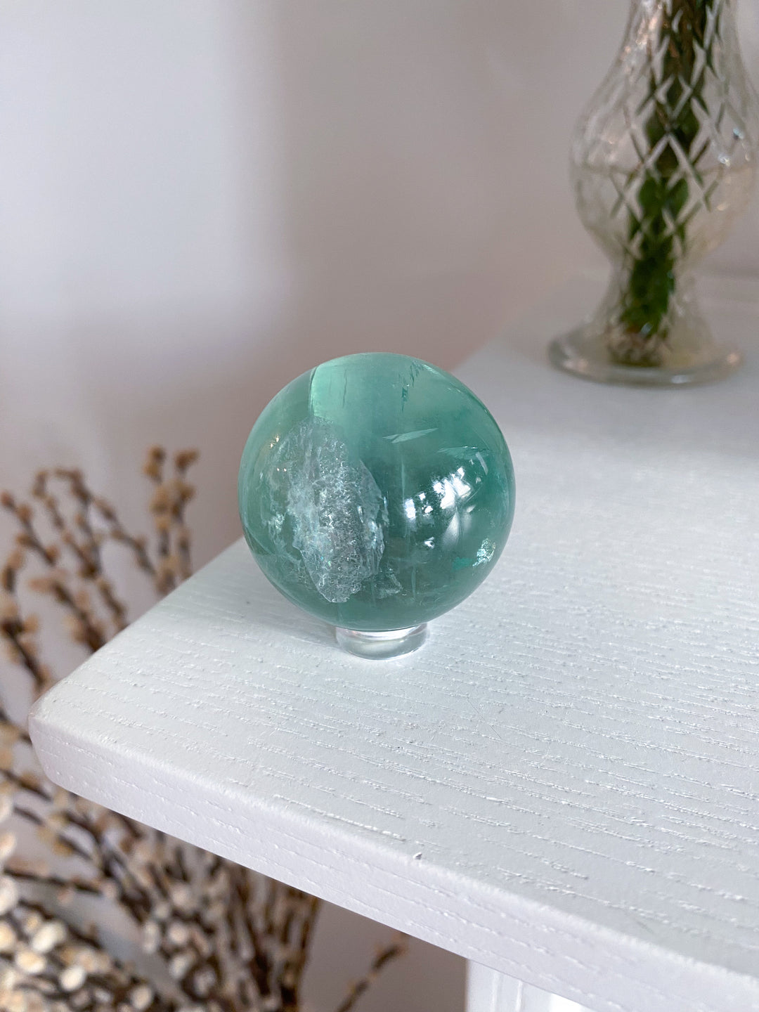 Small Green Fluorite Sphere