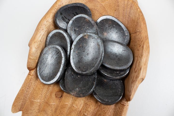 Hematite Worry Stone - Grounding - Energy Cleansing