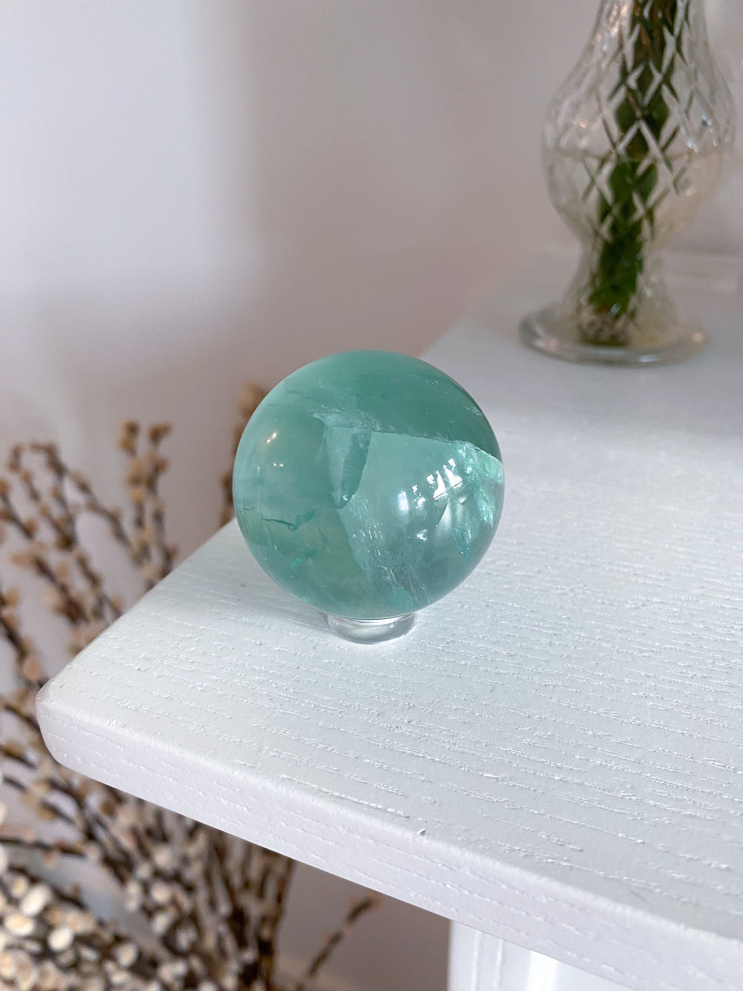 Small Green Fluorite Sphere