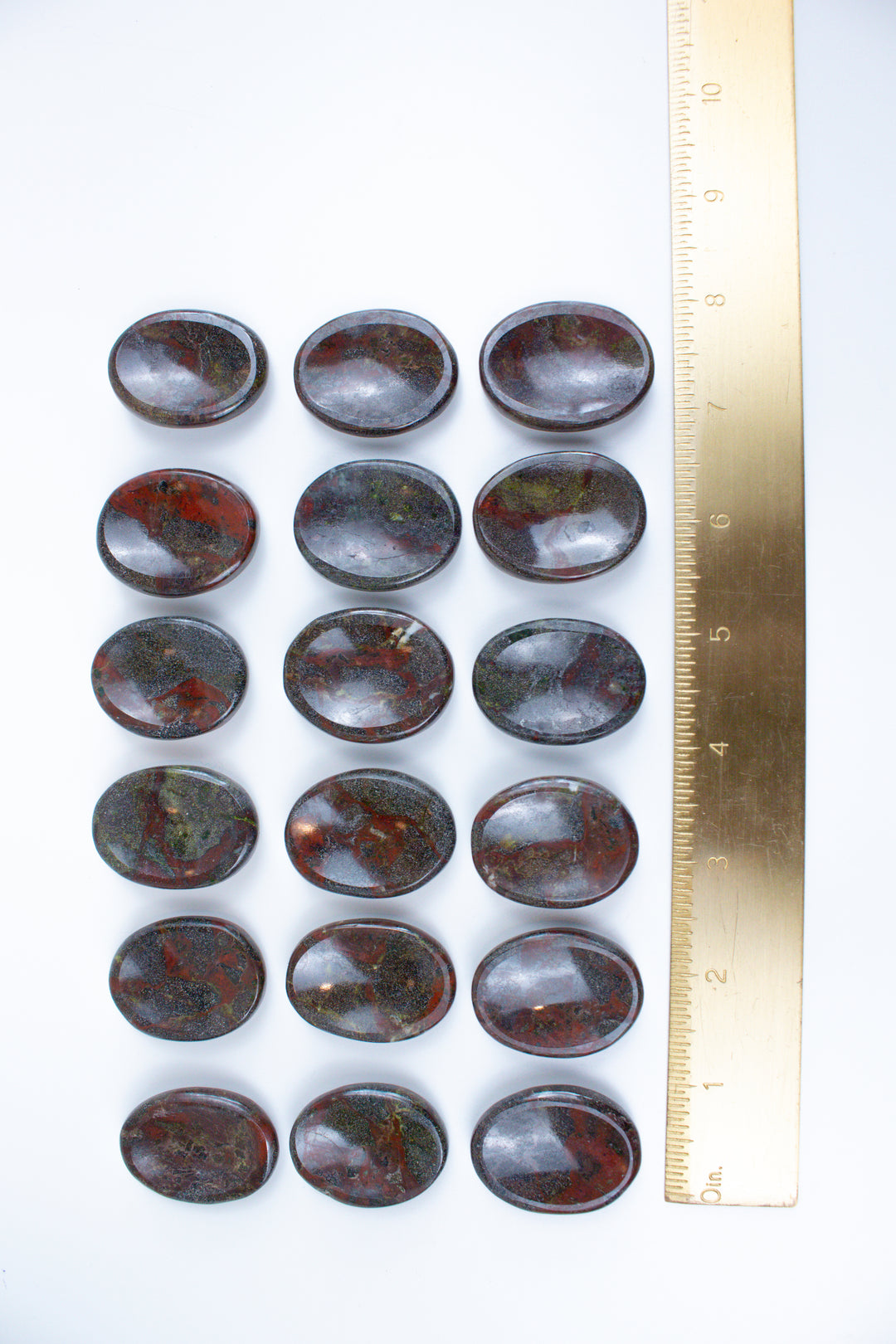 Dragon Blood Jasper Worry Stone