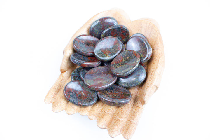 Dragon Blood Jasper Worry Stone