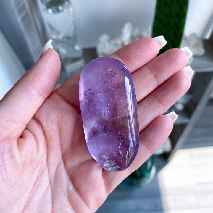 Small Amethyst Palm Stone 