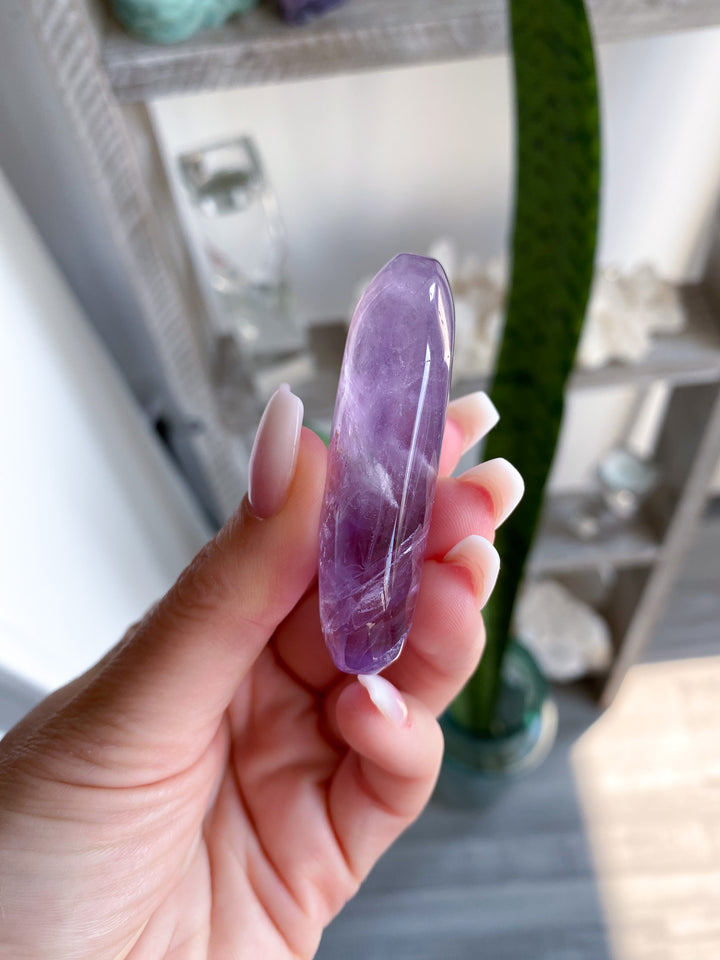 Small Amethyst Palm Stone 