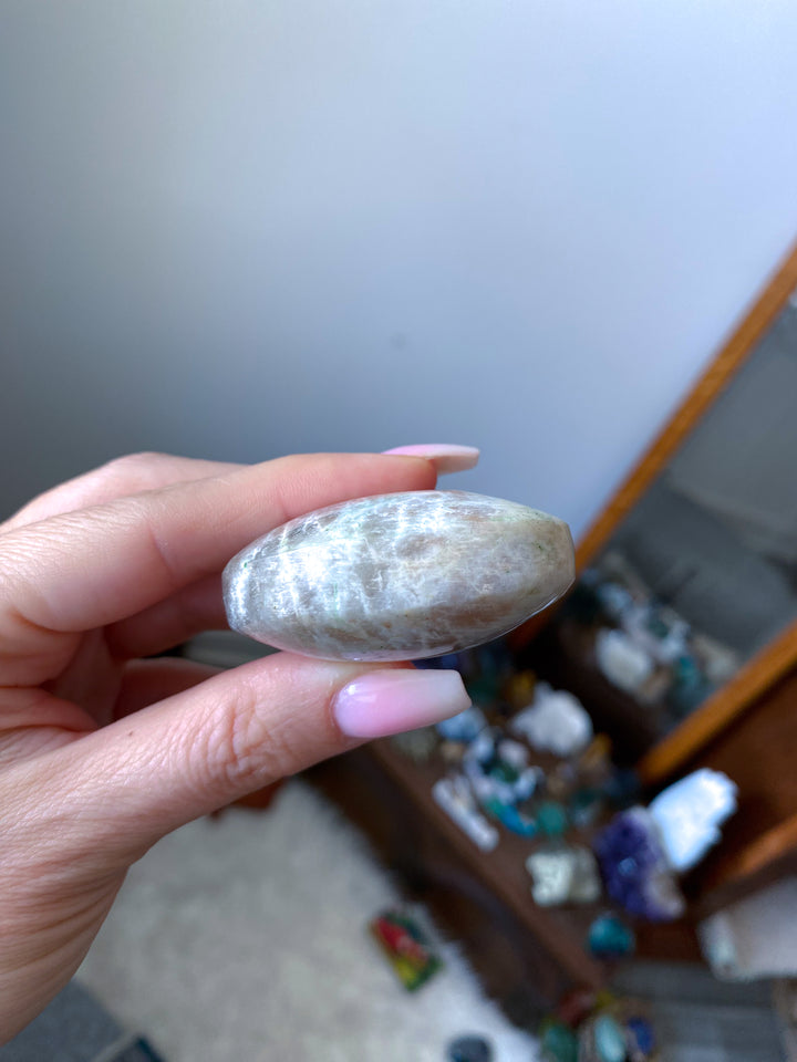 Gentle Moonstone and Sunstone Palm #2