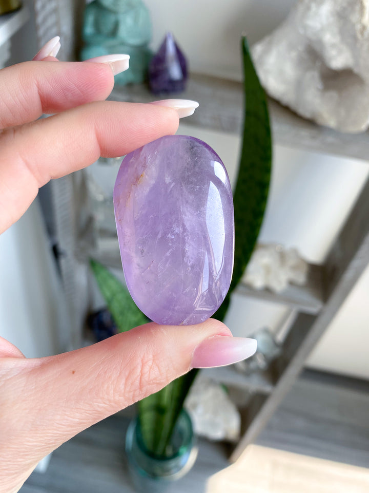Small Amethyst Palm Stone 