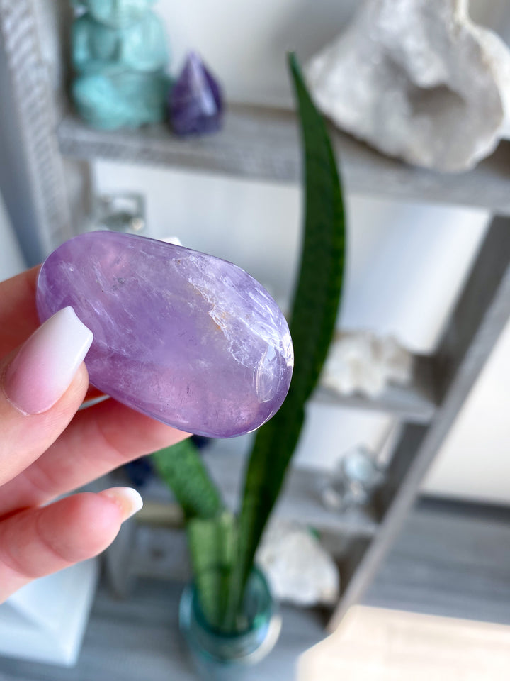 Small Amethyst Palm Stone 