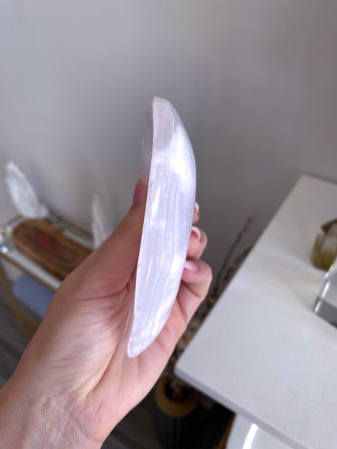 Pink Calcite Heart Dish - Imperfect