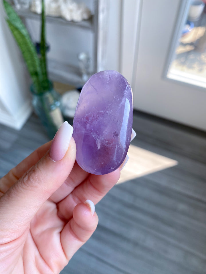 Small Amethyst Palm Stone 