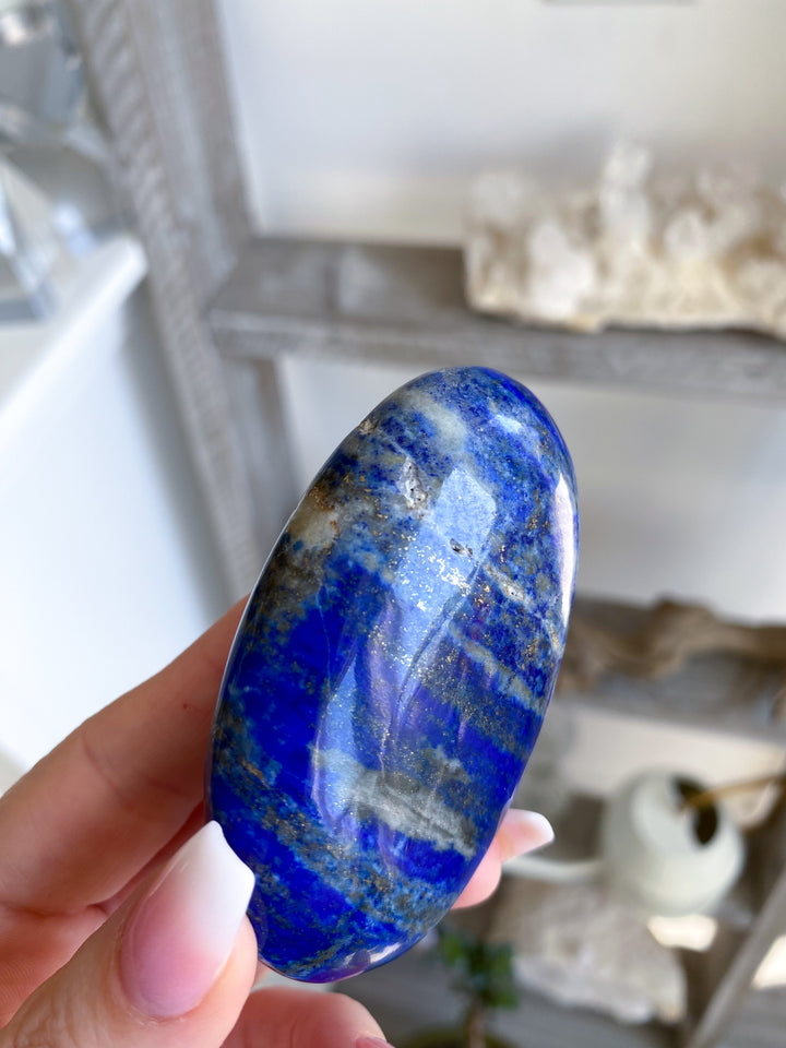 Oval Lapis Lazuli Palm Stone 