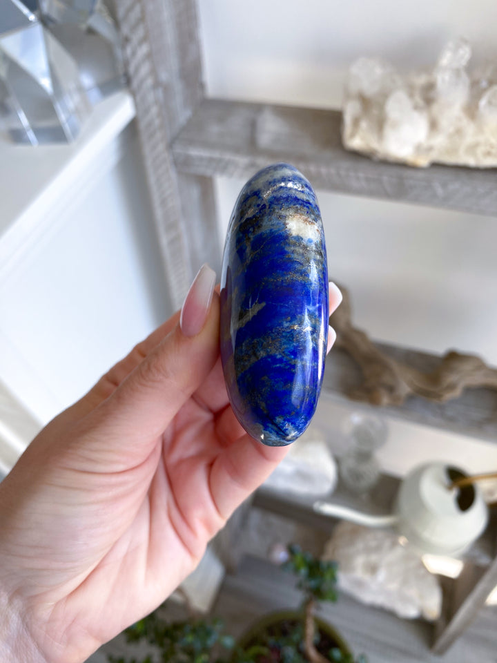 Oval Lapis Lazuli Palm Stone 