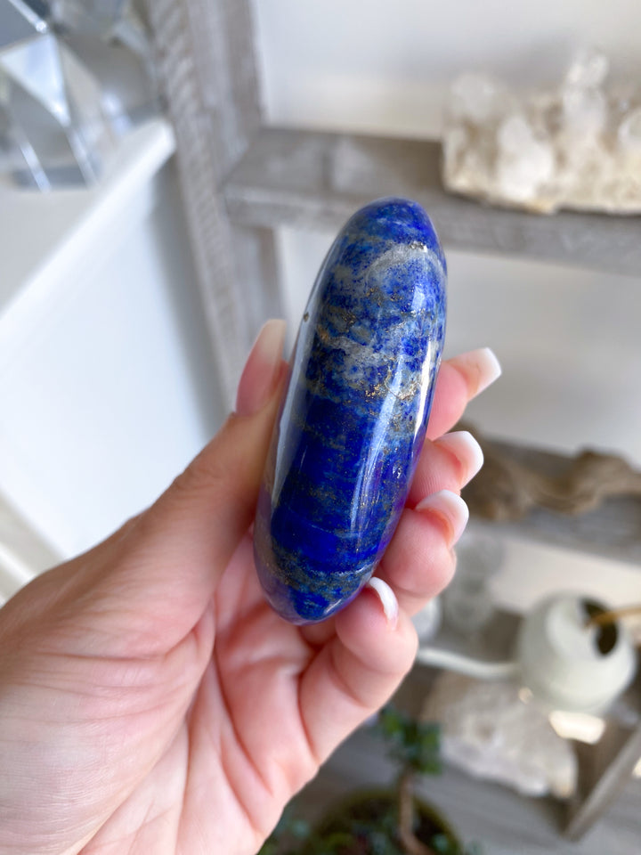 Oval Lapis Lazuli Palm Stone 