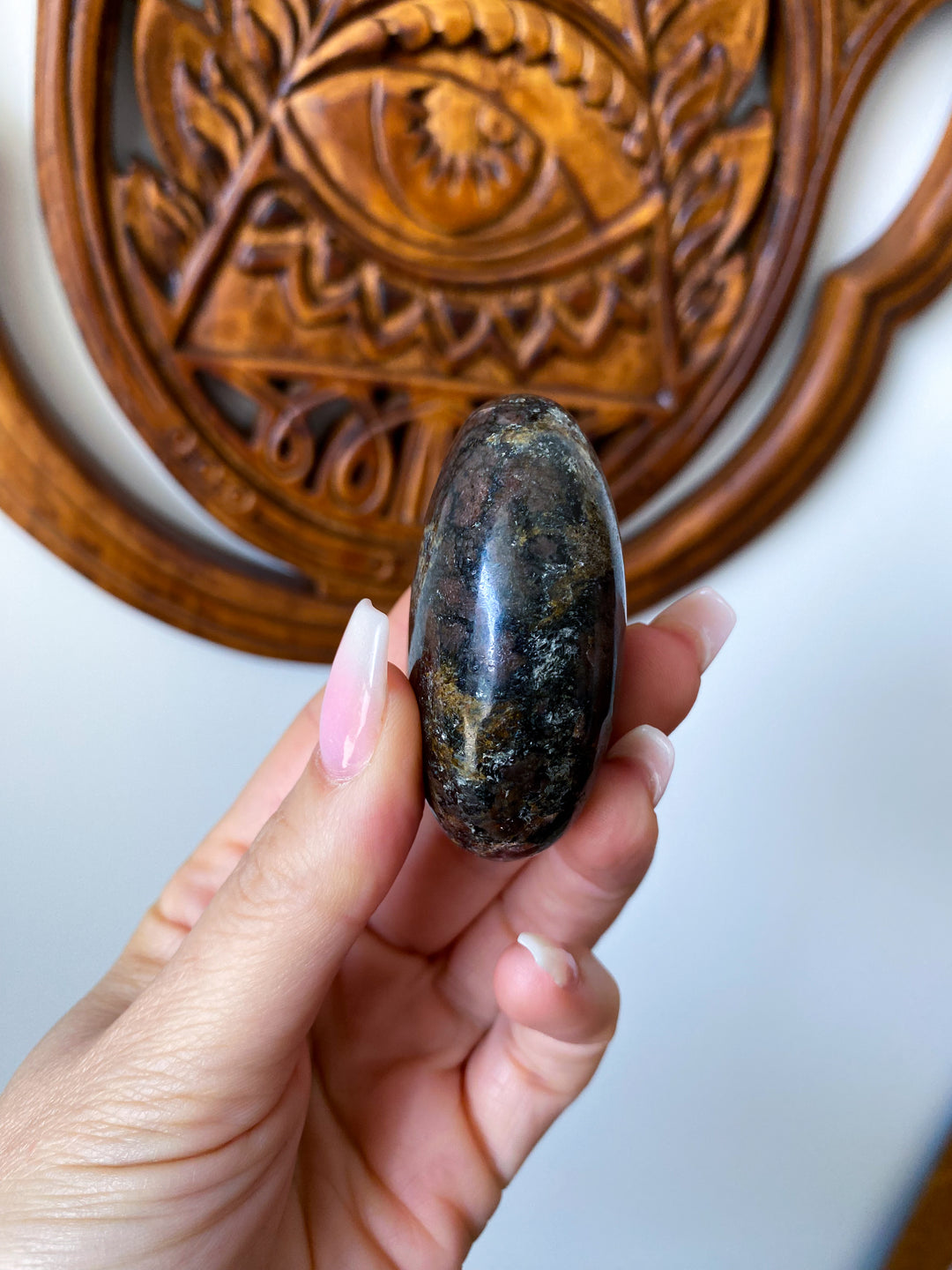 Garnet Palm Stone #1