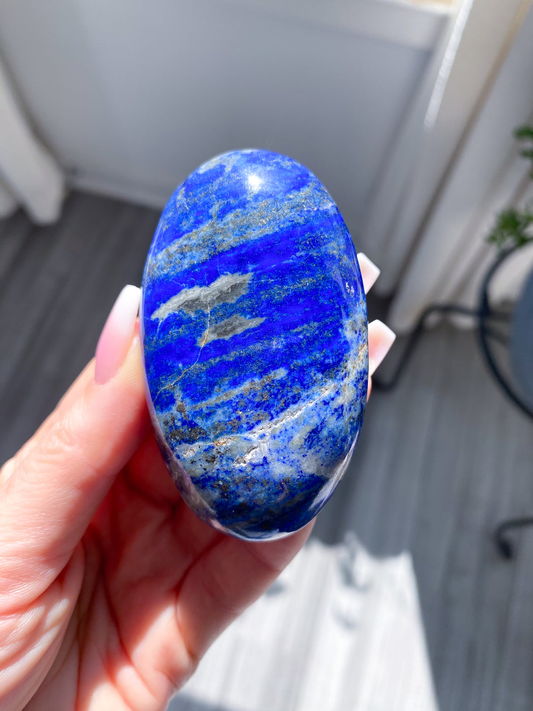Oval Lapis Lazuli Palm Stone 