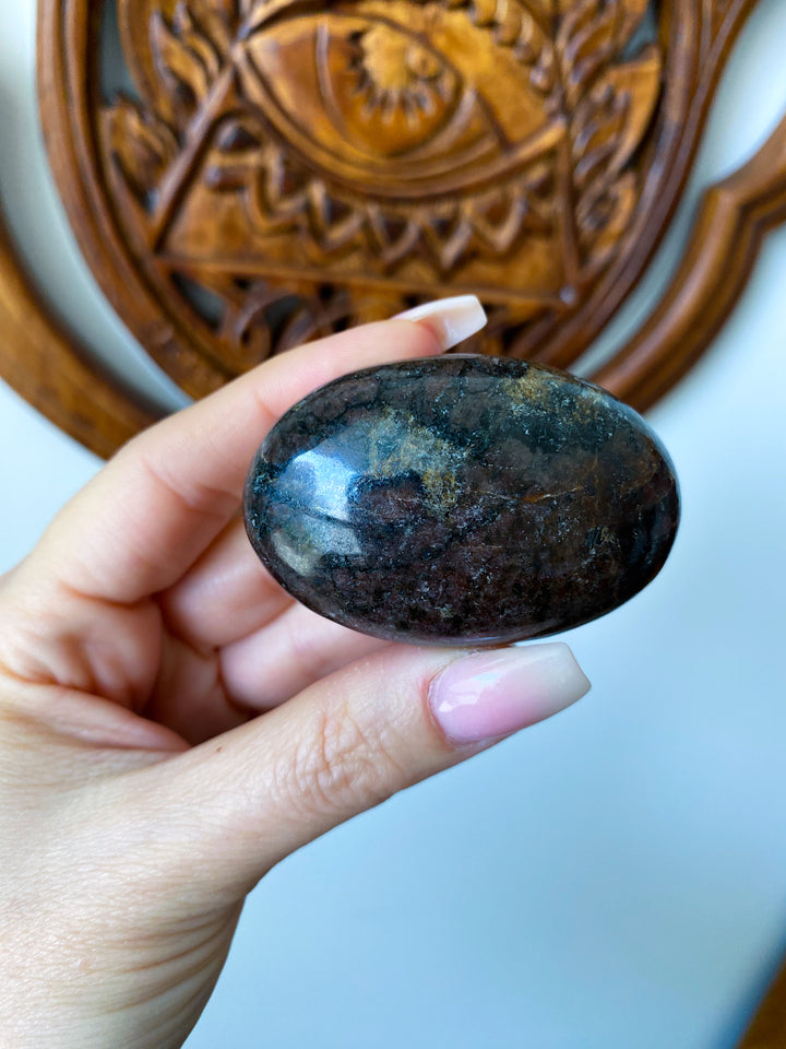 Garnet Palm Stone #1