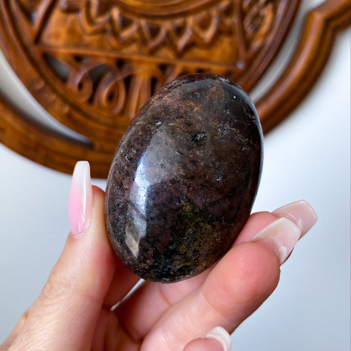 Garnet Palm Stone #1
