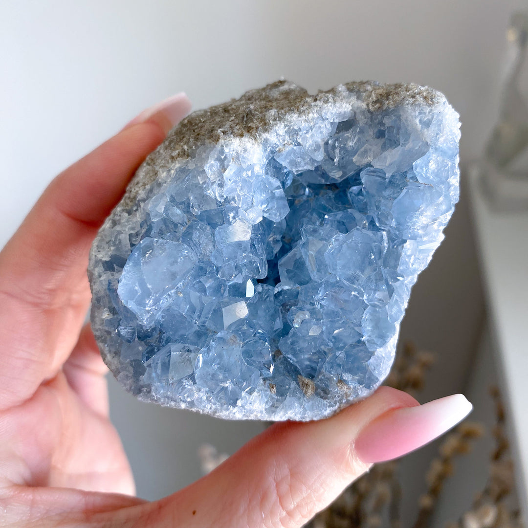Pretty, Rounded Celestite Cluster #11
