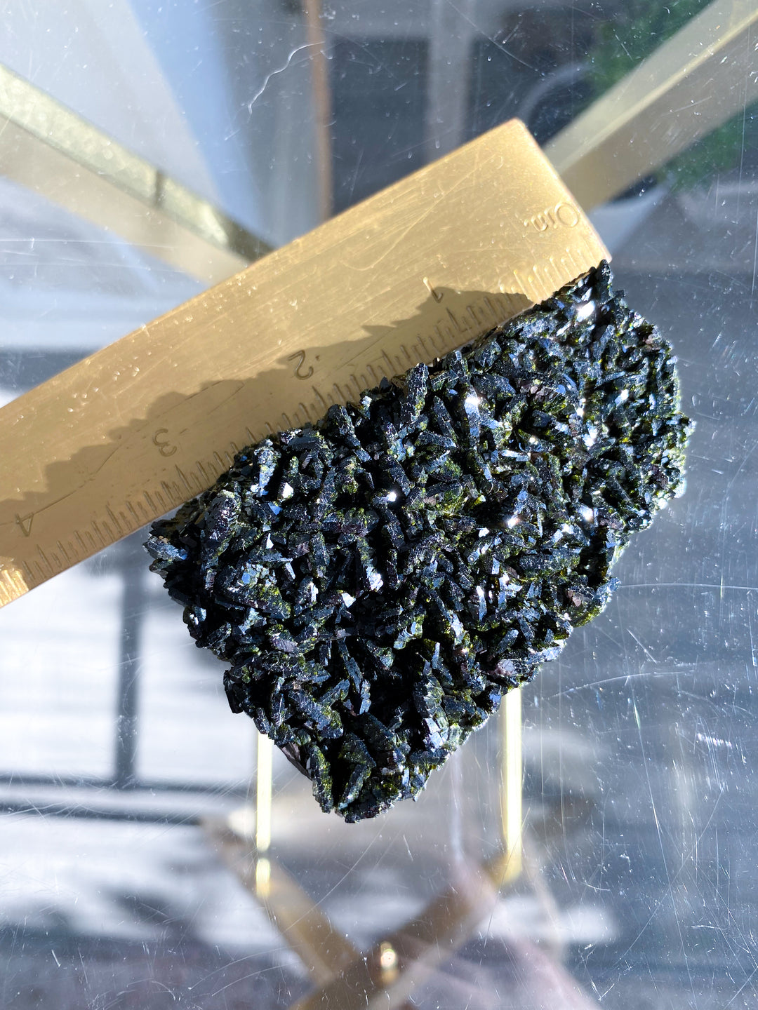 Deep Green Epidote Cluster #2