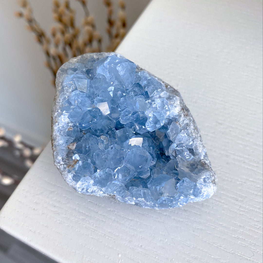 Pretty, Rounded Celestite Cluster #11