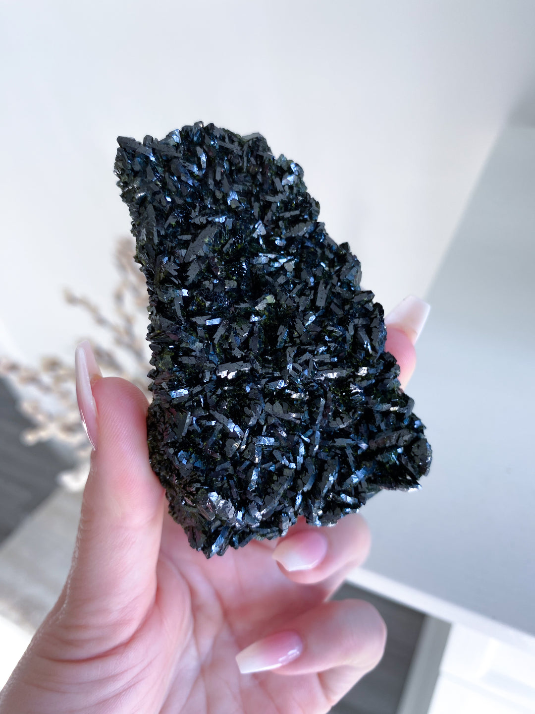 Deep Green Epidote Cluster #2