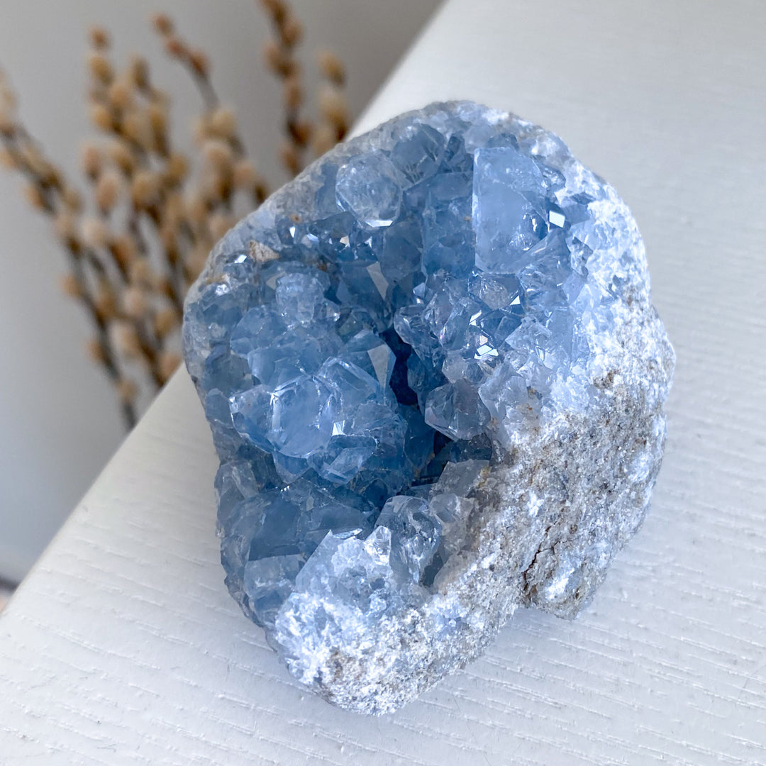Pretty, Rounded Celestite Cluster #11