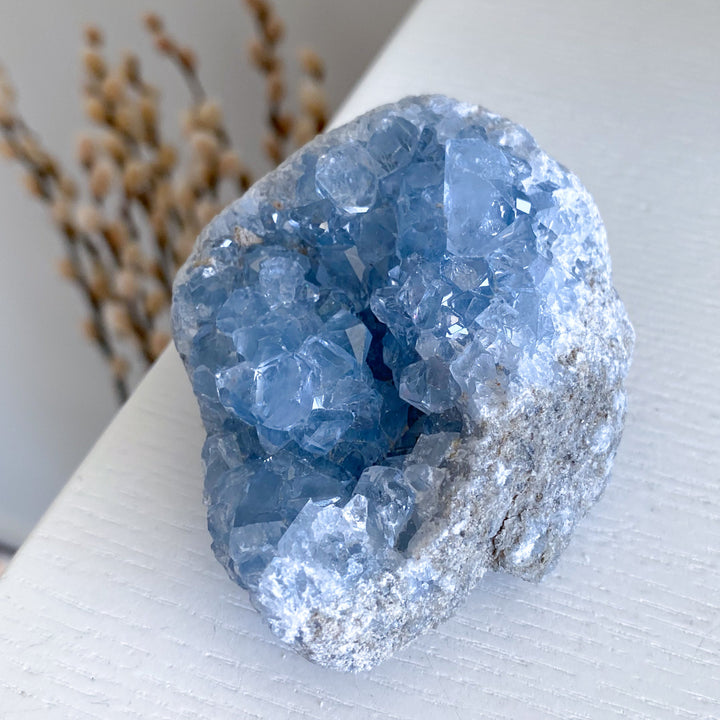 Pretty, Rounded Celestite Cluster #11