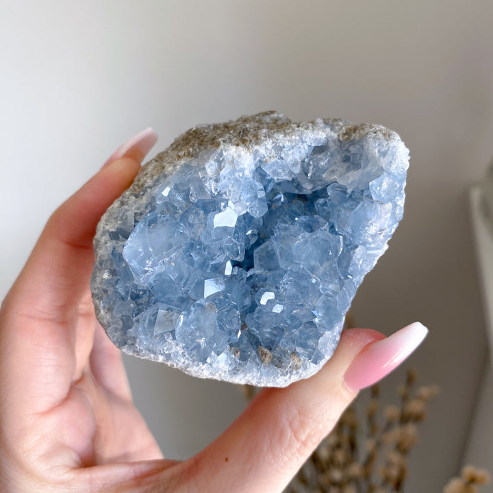 Pretty, Rounded Celestite Cluster #11