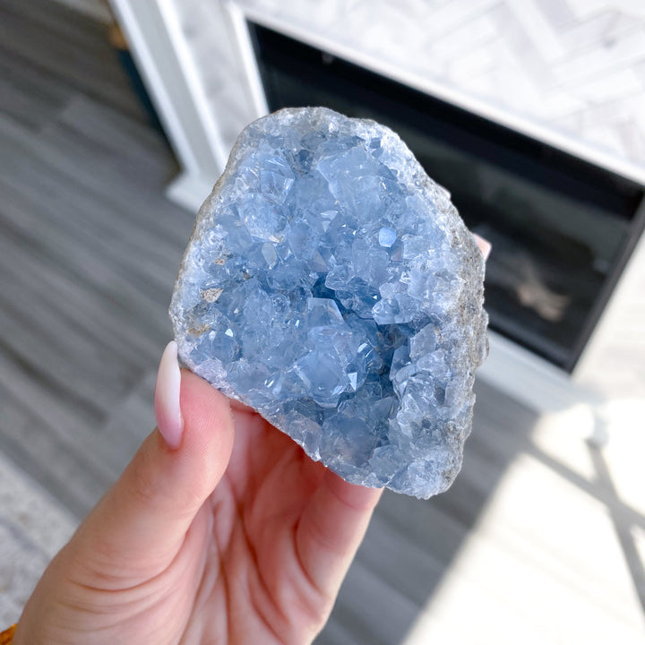Pretty, Rounded Celestite Cluster #11