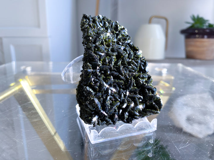 Deep Green Epidote Cluster #2