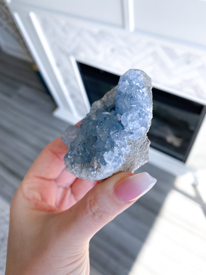 Pretty, Rounded Celestite Cluster #11
