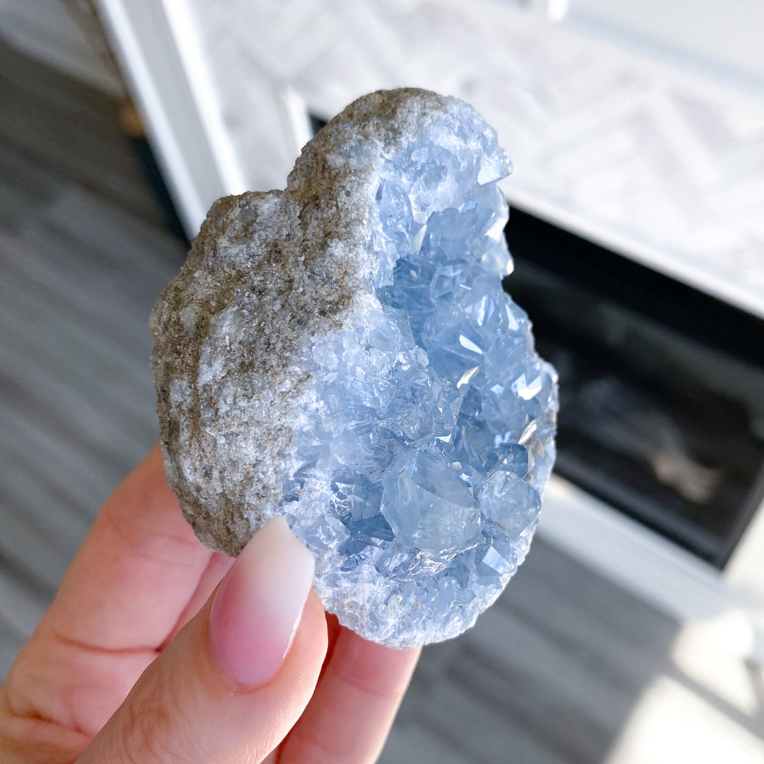 Pretty, Rounded Celestite Cluster #11