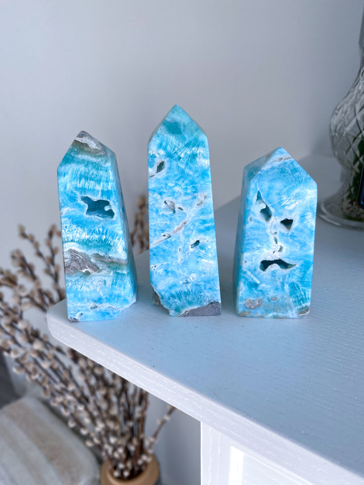 Blue Aragonite Tower
