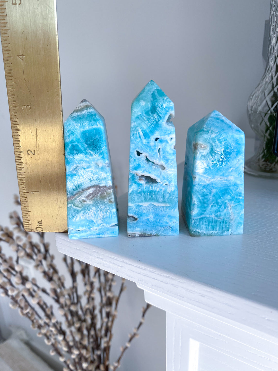 Blue Aragonite Tower