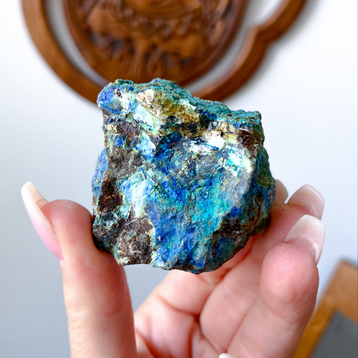 Raw Azurite Malachite Piece