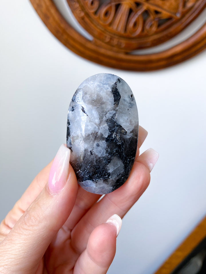 Mini Rainbow Moonstone Palm #1