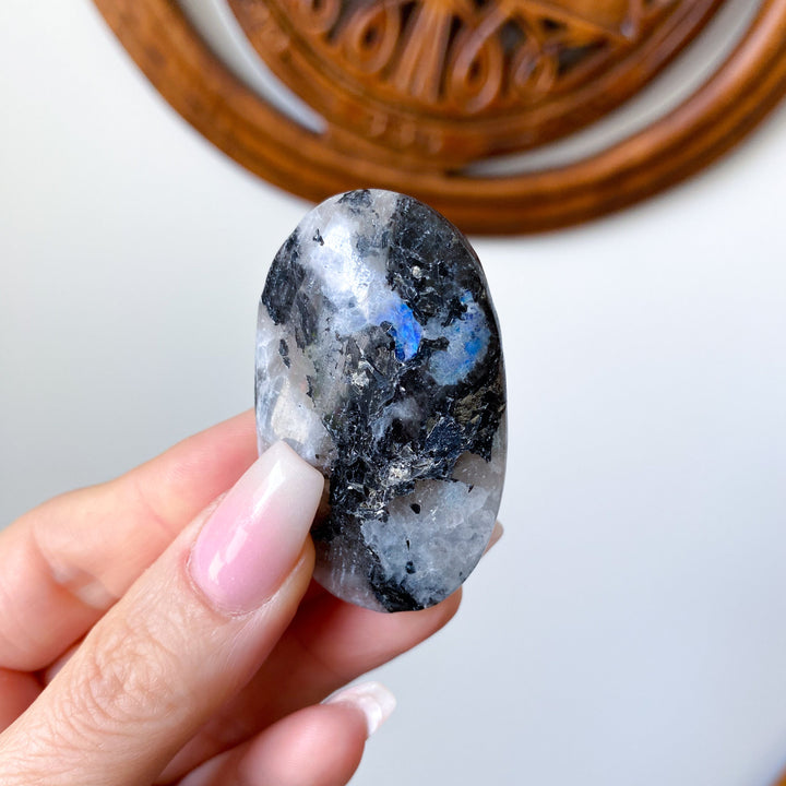 Mini Rainbow Moonstone Palm #1