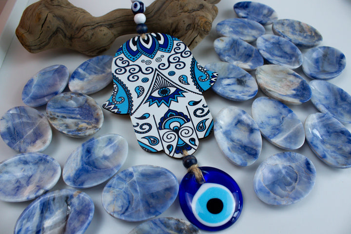 Large Afghanite Worry Stone
