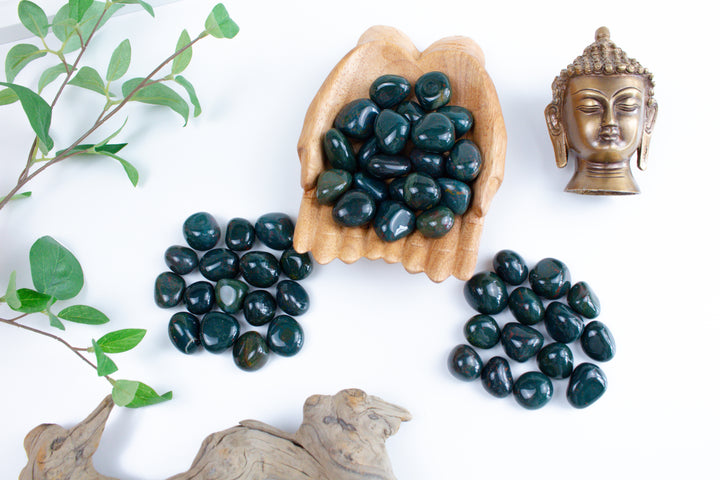Green Jasper Tumble Stone