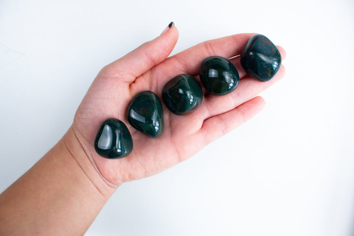 Green Jasper Tumble Stone