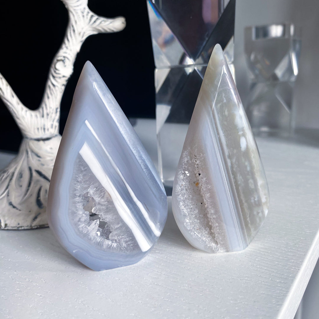 Gray Agate Flame - Your Choice