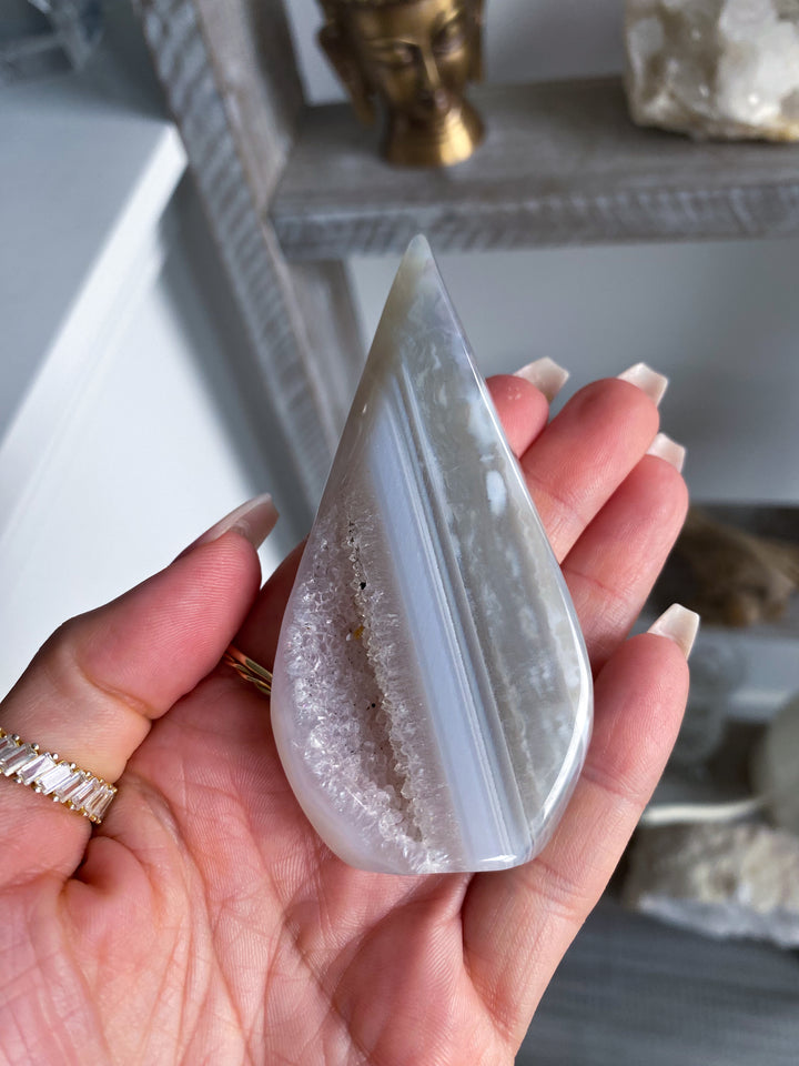 Gray Agate Flame - Your Choice