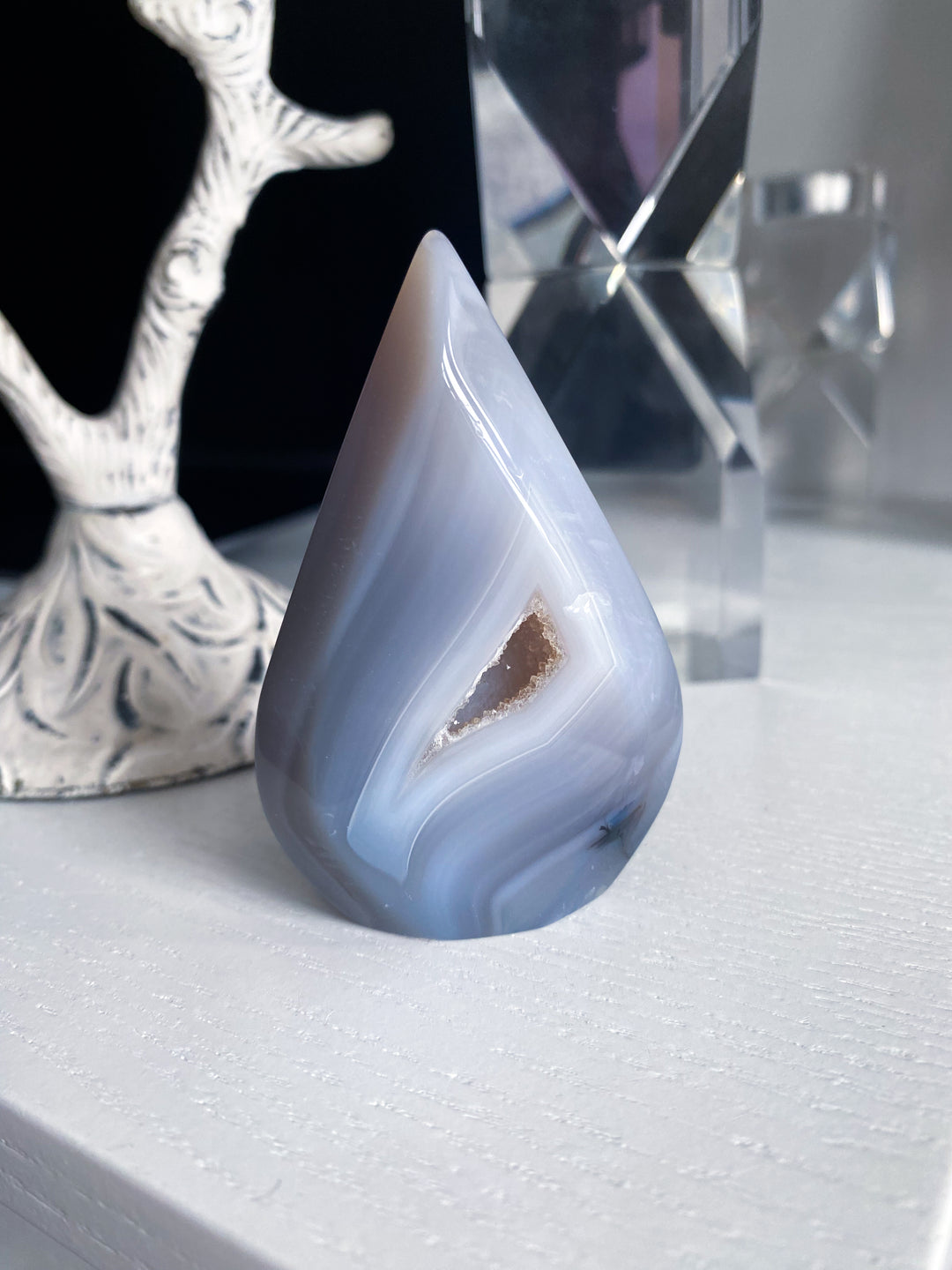 Gray Agate Flame - Your Choice