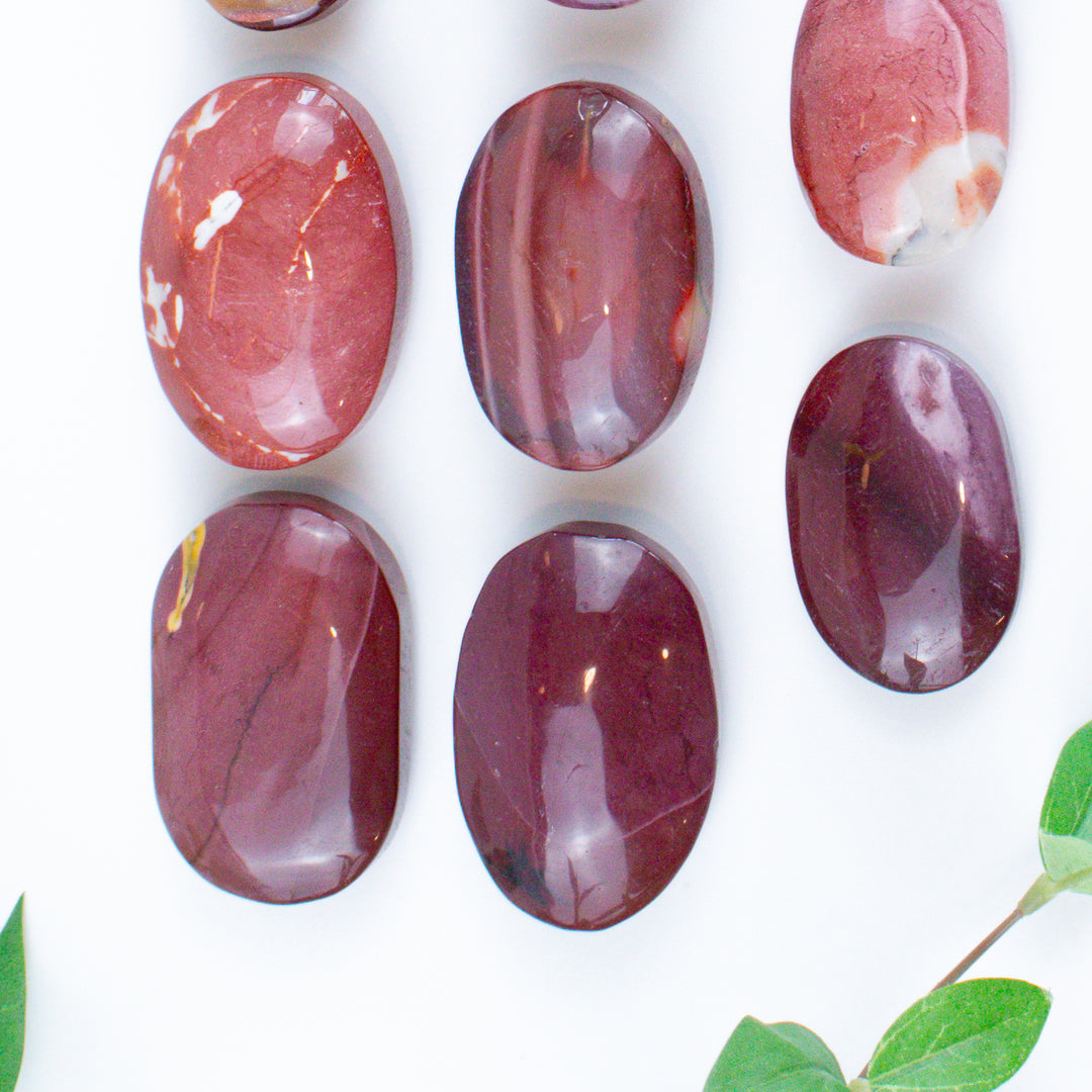 Red & Mauve Mookaite Palm