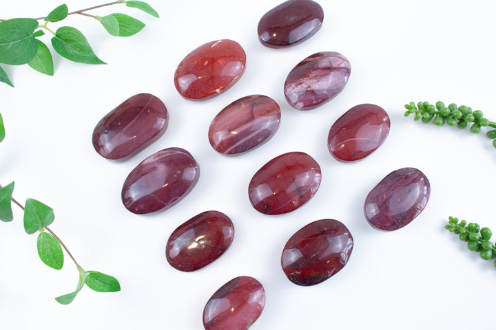 Red & Mauve Mookaite Palm