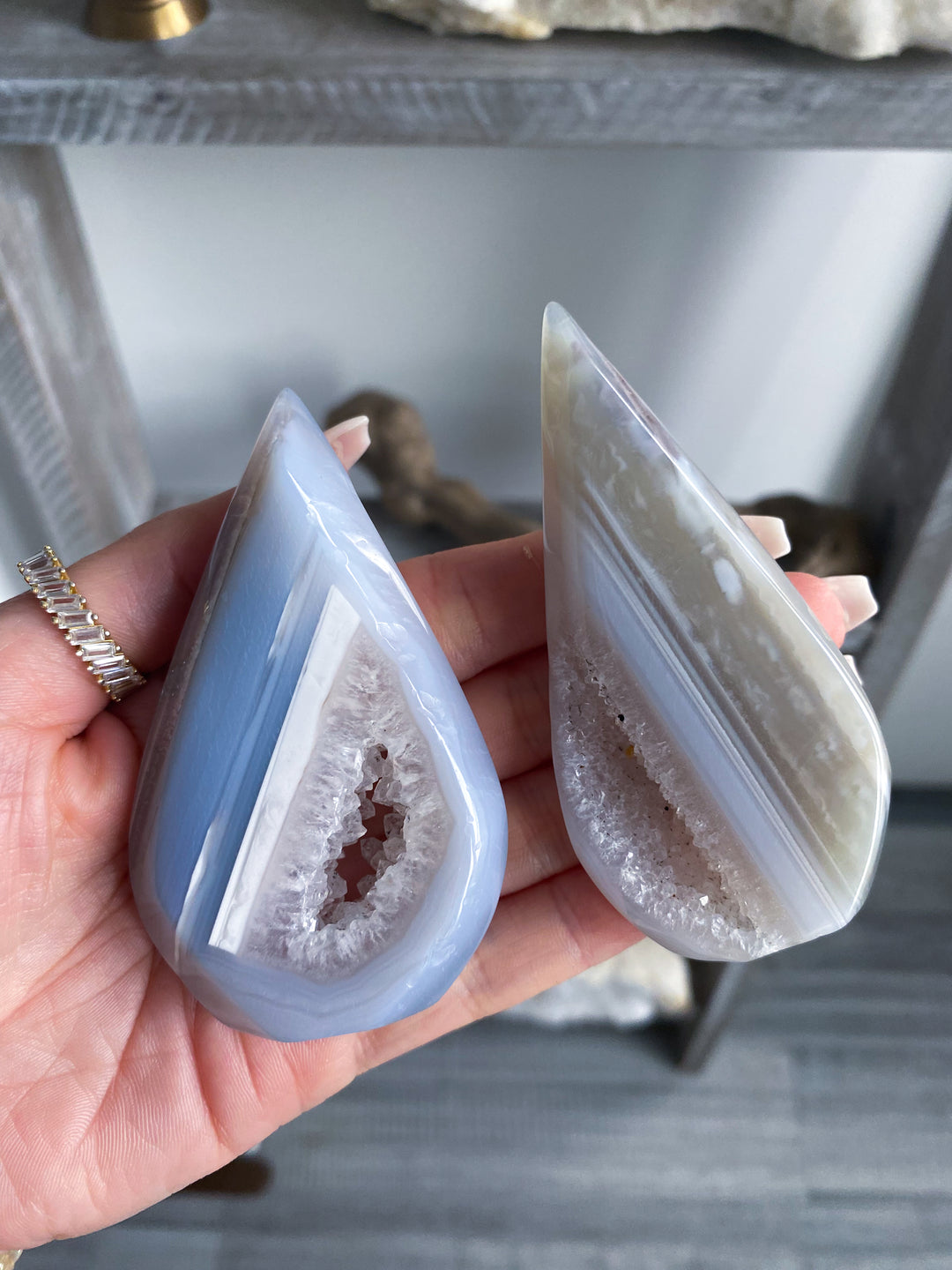 Gray Agate Flame - Your Choice