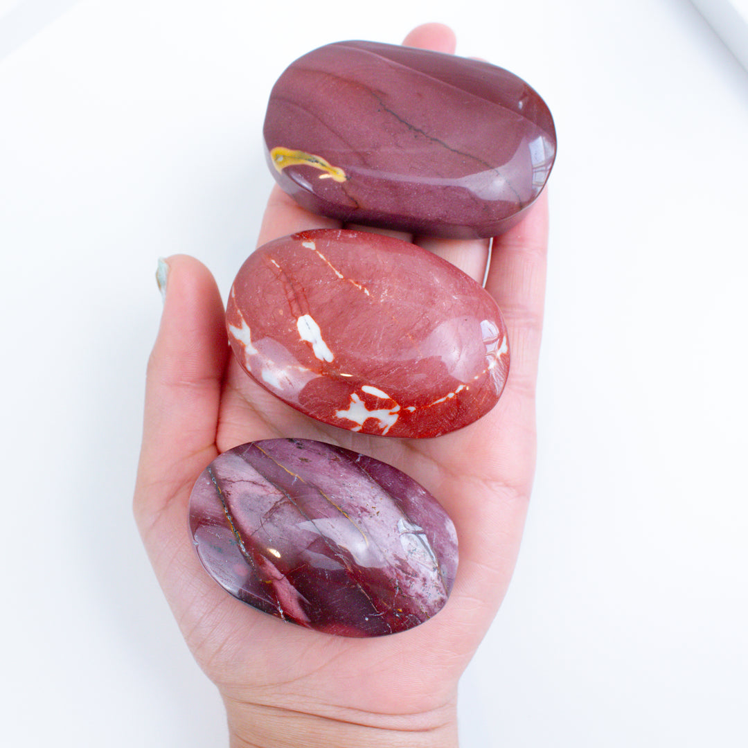 Red & Mauve Mookaite Palm