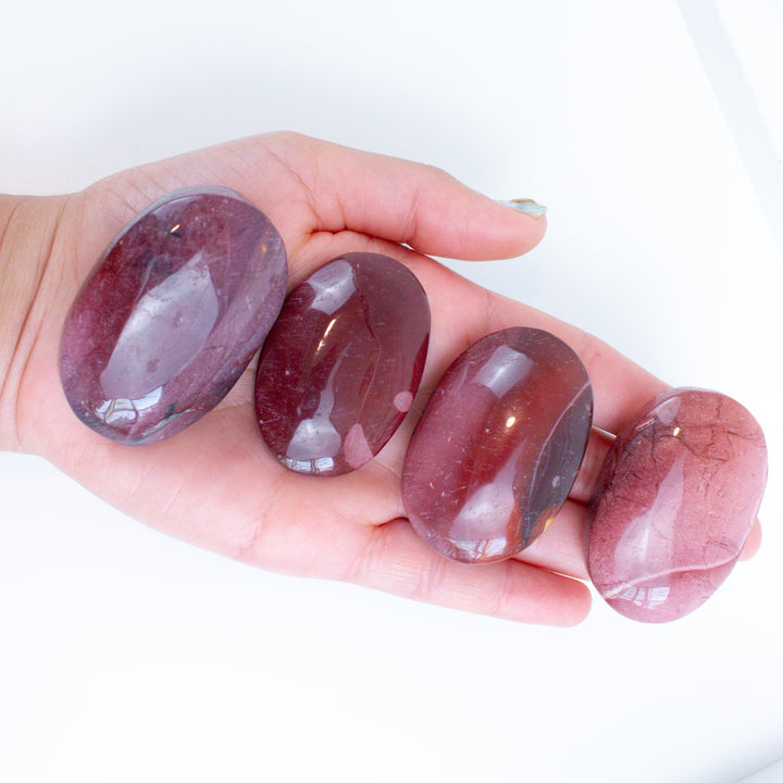 Red & Mauve Mookaite Palm