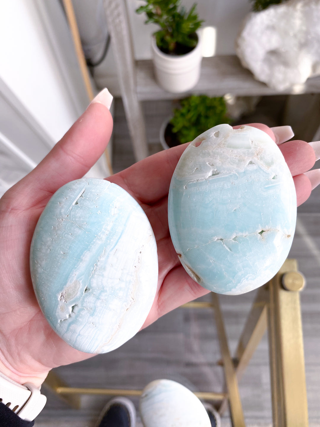 You Pick Caribbean Calcite Palm Stone